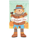 Magnolia Garden Autumn Time Scarecrow 13 x 24 Inch Polyester Crazy Legs Garden Flag