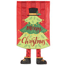 Magnolia Garden Merry Christmas Tree 13 x 24 Inch Polyester Crazy Legs Garden Flag