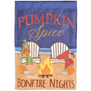 Magnolia Garden Pumpkin Spice and Bonfire Nights 13 x 18 Inch Polyester Garden Flag