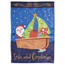 Magnolia Garden Seas and Greetings 13 x 18 Inch Polyester Garden Flag