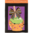 Magnolia Garden Happy Halloween Candy Apple 13 x 18 Inch Polyester Garden Flag