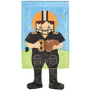 Magnolia Garden Football Player 13 x 24 Inch Polyester Crazy Legs Garden Flag