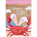 Dicksons Magnolia Garden Happy Easter Crab Red 18 x 13 Polyester Outdoor Garden Flag