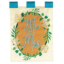 Dicksons Magnolia Garden Mr and Mrs Floral White 18 x 13 Polyester Outdoor Garden Flag