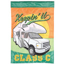 Dicksons Magnolia Garden Keepin It Class C Camper Green 18 x 13 Polyester Outdoor Garden Flag