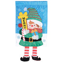 Dicksons Magnolia Garden Outdoor Flag Decoration For Garden, Yard, Or Walkway Standard 13 x 18, Weather Resistant Polyester, Crazy Leg Elf