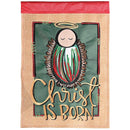 Dicksons Magnolia Garden Outdoor Flag Decoration For Garden, Yard, Or Walkway Standard 13 x 18, Weather Resistant Polyester, Christ is Born