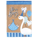 Dicksons Magnolia Garden Bundle of Joy 18 x 13 Inch Weather Resistant Polyester Outdoor Flag Decoration For Garden, Yard, Or Walkway, Blue, It's A Boy