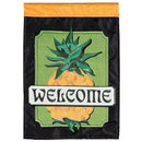 Dicksons Magnolia Garden Pineapple 18 x 13 Inch Weather Resistant Polyester Outdoor Flag Decoration For Garden, Yard, Or Walkway, Green & Yellow, Welcome