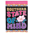Dicksons Magnolia Garden 18 x 13 Inch Weather Resistant Polyester Outdoor Flag Decoration For Garden, Yard, Or Walkway, Colorful, Southern State Of Mind