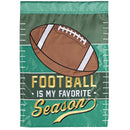 Dicksons Sports Garden Flag, Outdoor Fall Decoration, Double-Sided Seasonal Yard Banner Standard 13 x 18 Inch Polyester Football My Favorite Season