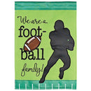 Dicksons Sports Garden Flag, Outdoor Fall Decoration, Double-Sided Seasonal Yard Banner Standard 13 x 18 Inch Polyester Football Family Silhouette