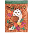 Dicksons Thanksgiving Garden Flag, Outdoor Fall Decoration, Double-Sided Seasonal Yard Banner Standard 13 x 18 Inch Polyester Welcome Owl