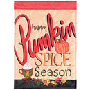 Dicksons Thanksgiving Garden Flag, Outdoor Fall Decoration, Double-Sided Seasonal Yard Banner Standard 13 x 18 Inch Polyester Happy Pumpkin Spice Season