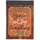 Dicksons Thanksgiving Garden Flag, Outdoor Fall Decoration, Double-Sided Seasonal Yard Banner Standard 13 x 18 Inch Polyester Pumpkin Spice Everything Nice