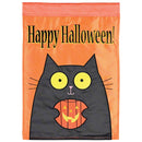 Dicksons Halloween Garden Flag, Outdoor Fall Decoration, Double-Sided Seasonal Yard Banner Standard 13 x 18 Inch Polyester Black Cat