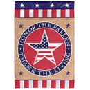 Dicksons Patriotic Garden Flag, Outdoor Memorial Veterans Day Decoration, Double-Sided Seasonal Yard Banner Standard 13 x 18 Inch Polyester Honor the Fallen