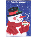 Dicksons Christmas Garden Flag, Outdoor Holiday Decoration, Double-Sided Seasonal Yard Banner Standard 13 x 18 Inch Polyester Hot Cocoa Snowman Welcome