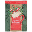 Dicksons Christmas Garden Flag, Outdoor Holiday Decoration, Double-Sided Seasonal Yard Banner Standard 13 x 18 Inch Polyester Evergreen Pitcher
