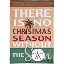 Dicksons Coastal Christmas Garden Flag, Outdoor Holiday Decoration, Double-Sided Seasonal Yard Banner Standard 13 x 18 Inch Polyester No Christmas Without the Son