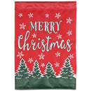 Dicksons Christmas Garden Flag, Outdoor Holiday Decoration, Double-Sided Seasonal Yard Banner Standard 13 x 18 Inch Polyester Christmas Tree and Snowflakes