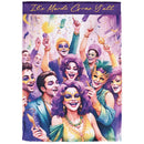 Dicksons Mardi Gras Garden Flag, Outdoor Seasonal Decoration, Double-Sided Yard Banner Standard 13 x 18 Inch Polyester It's Mardi Gras Yall