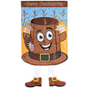 Dicksons Thanksgiving Garden Flag, Outdoor Fall Decoration, Double-Sided Seasonal Yard Banner Standard 13 x 18 Inch Polyester Crazy Leg Pilgrim