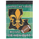 Dicksons Sports Garden Flag, Outdoor Fall Decoration, Double-Sided Seasonal Yard Banner Standard 13 x 18 Inch Polyester LA Football Fleur De Lis