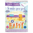 Magnolia Garden Take Time Make Your Soul Happy Camper 30 x 44 Inch Polyester Garden Flag