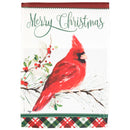Magnolia Garden Merry Christmas Cardinal Holly Branch 30 x 44 Inch Polyester Garden Flag