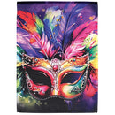 Dicksons Magnolia Garden Outdoor Flag Decoration For Garden, Yard, Or Walkway Large 30 x 44, Weather Resistant Polyester, Mardi Gras Mask