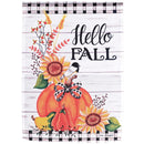 Dicksons Magnolia Garden Outdoor Flag Decoration For Garden, Yard, Or Walkway Large 30 x 44, Weather Resistant Polyester, Pumpkin Hello Fall
