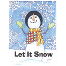 Magnolia Garden Let It Snow Snowman 13 x 18 Inch Polyester Garden Flag
