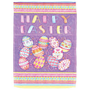 Dicksons Magnolia Garden Happy Easter Eggs Purple 18 x 13 Polyester Outdoor Garden Flag