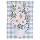 Dicksons Magnolia Garden Daisies Floral White 18 x 13 Polyester Outdoor Garden Flag