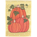 Dicksons Magnolia Garden Outdoor Flag Decoration For Garden, Yard, Or Walkway Standard 13 x 18, Weather Resistant Polyester, Happy Pumpkins