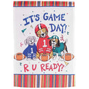 Dicksons Sports Garden Flag, Outdoor Fall Decoration, Double-Sided Seasonal Yard Banner Standard 13 x 18 Inch Polyester Football Dogs Game Day