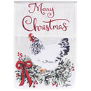 Dicksons Christmas Garden Flag, Outdoor Holiday Decoration, Double-Sided Seasonal Yard Banner Standard 13 x 18 Inch Polyester Farm Chicken