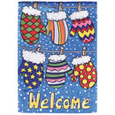 Dicksons Christmas Garden Flag, Outdoor Holiday Decoration, Double-Sided Seasonal Yard Banner Standard 13 x 18 Inch Polyester Welcome Mittens