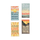 Dicksons Be Joyful Romans Lamentations Psalm Joshua 2.5 x 2 Inch Vinyl Fold-Over Magnetic Bookmark Set of 4