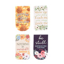Dicksons Nothing is Impossible Matthew Psalm 2.5 x 2 Inch Vinyl Fold-Over Magnetic Bookmark Set of 4