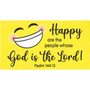 Dicksons Happy are The People Yellow and Black 2.75 x 5 Inch Vinyl Refrigerator Magnet