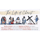 Dicksons The Life of Christ Tan and Classic White 5 x 3 Inch Vinyl Decorative Refrigerator Magnet