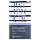 Dicksons Patience Humility Gentleness Accept Each Other with Love White and Blue 5 x 2.75 Vinyl Decorative Refrigerator Magnet