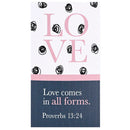 Dicksons Love Comes in All Forms Blue, Pink, and White 5 x 2.75 Vinyl Decorative Refrigerator Magnet