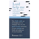 Dicksons Lord Help Me with Everyday Repetitive Mundane Tasks Blue and White 5 x 2.75 Vinyl Decorative Refrigerator Magnet