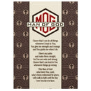 Dicksons I Know That I Can Do All Things Encouraging Verse Brown 3.75 x 2.75 Hardboard Hardboard Decorative Magnet Fridge Magnet