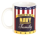 Dicksons Proud Navy Family Blue 11 ounce Ceramic Coffee Tea Cup Mug