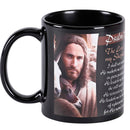 Dicksons The Lord Is My Shepherd - Psalm 23, Black 11 Ounces Ceramic Hot/Cold Drinking Mug
