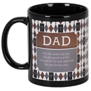 Dicksons Inspirational Christian Scripture Coffee Cup Mug 11 Ounce Ceramic Dad Loved and Admired